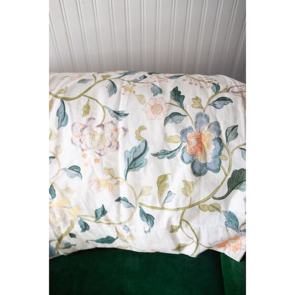 Anthropologie Hattie Organic Cotton Floral Printed Curtain 50 X 108 SET - Picture 3 of 4
